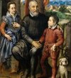 Sofonisba Anguissola (c. 1532-1625), Portrait Group with the Artist’s Father Amilcare Anguissola, Brother Astrubale and Sister Minerva, ca. 1559, The Nivaagaard Collection, Denmark, Copyright: CC0, 