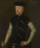Catharina Van Hemessen (1528-1588), Portrait of a man, 1552, 36.2 x 29.2 cm, National Gallery, London. Copyright: Catharina van Hemessen, Public domain, via Wikimedia Commons