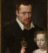 Sofonisba Anguissola (c. 1532-1625), Portrait of a man with his Daughter, 1580s, National Museum, Warsaw, Poland. Copyright: National Museum in Warsaw