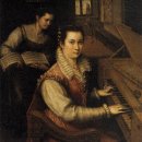 Lavinia Fontana (1552-1614), Self-Portrait at the Spinet, 1577, Oil on canvas, 27 x 24 cm, Accademia di San Luca, Rome. Copyright: Web Gallery of Art